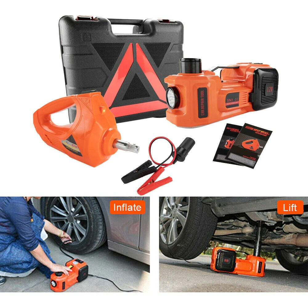 5 tonn 12V elektrisk hydraulisk gulvjekk til bil